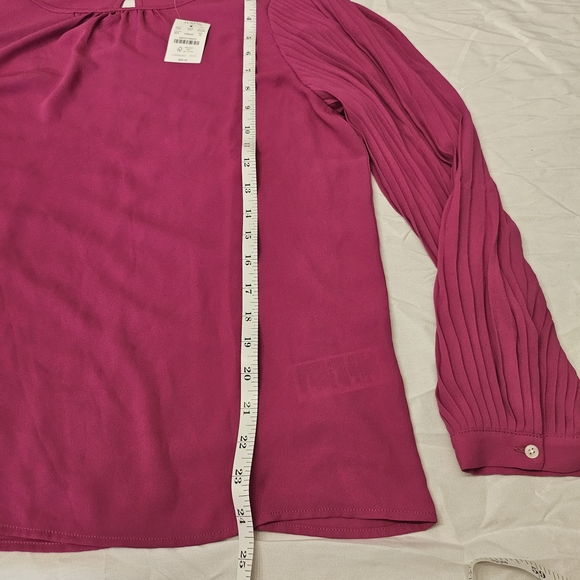 J.Crew Pink / Purple Long Sleeve Top - MEDIUM - Picture 5 of 9